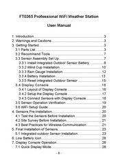 UCTECH FT0365 User Manual