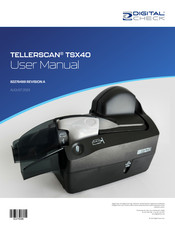 Digital Check TELLERSCAN TSX40 User Manual