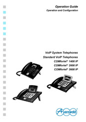 Auerswald COMfortel 2600 IP Operation Manual