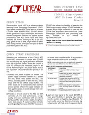 Linear Technology LT6411 Quick Start Manual