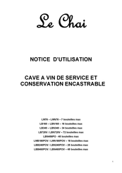 Le Chai LBB460POV User Manual
