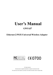 IOGear GWU637 User Manual