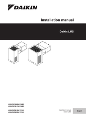 Daikin LMSEY1A09AVM01 Installation Manual
