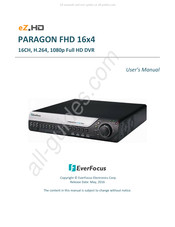 EverFocus eZ.HD PARAGON FD 16x4 User Manual