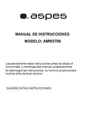 Aspes AMW2700 Instruction Manual