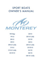 Monterey 218 LS CUDDY Owner's Manual