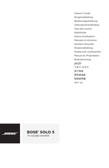 Bose 36037901 Owner's Manual