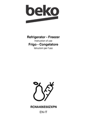 Beko RCNA406E60ZXPN Instructions Of Use