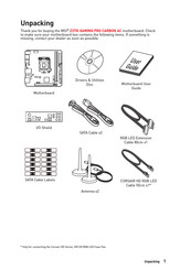 MSI Z370I GAMING PRO CARBON AC Manual