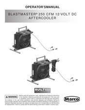Marco BLASTMASTER 250 CFM Operator's Manual