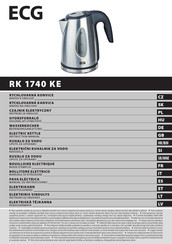 ECG RK 1740 KE Instruction Manual