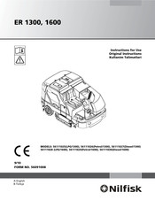 Nilfisk-Advance ER 1600 Instructions For Use Manual