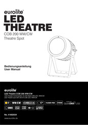 EuroLite LED Theatre COB 200 WW User Manual