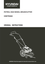 Hyundai power products HDBTR5660 Original Instructions Manual