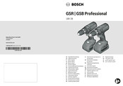 Bosch GSB Professional 18V-28 Original Instructions Manual