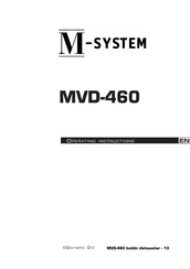 M-system MVD-460 Operating Instructions Manual