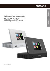Noxon A110+ Manual