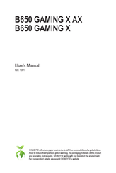 Gigabyte B650 GAMING X Manuals | ManualsLib