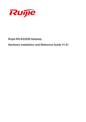 Ruijie RG-EG3250 Hardware  Installation And Reference Manual