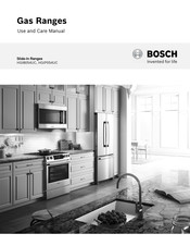 Bosch HGI8054UC Use And Care Manual