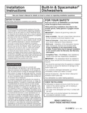 GE GSD3300KCC Installation Instructions Manual