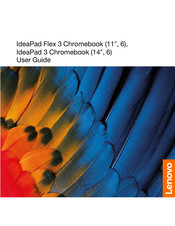 Lenovo IdeaPad 3 Chromebook User Manual