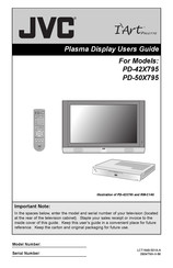 JVC I Art PD-42X795 User Manual