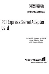 StarTech.com PEX2S552B Instruction Manual