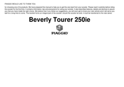 PIAGGIO Beverly Tourer 250ie 2007 Manual