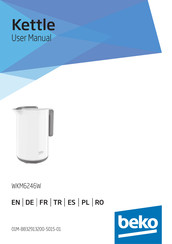 Beko WKM6246W User Manual