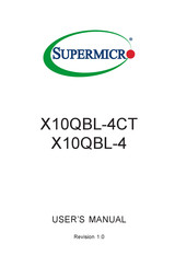 Supermicro X10QBL-4 User Manual