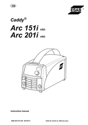 ESAB Caddy Arc 151i VRD Instruction Manual
