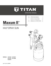 Titan Maxum II 0277076 Operating Manual