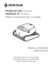 Pentair 360495 Installation And User Manual