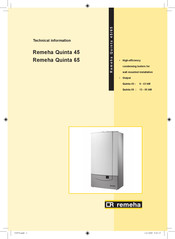 REMEHA Quinta 65 Technical Information