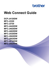 Brother DCP-J4120DW Web Connect Manual