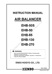 Endo EHB-85 Instruction Manual