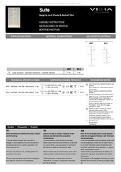 VIBIA Suite 6007 Assembly Instructions Manual