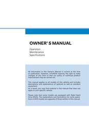 Hyundai Yeni i20 2023 Owner's Manual