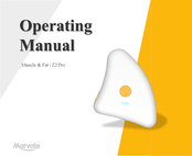 Marvoto Muscle & Fat Z2 Pro Operating Manual
