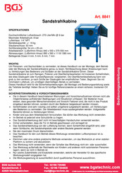BGS technic BGS 8841 Instruction Manual