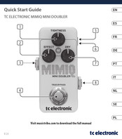 TC Electronic MIMIQ MINI DOUBLER Quick Start Manual