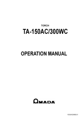 Amada TA-150AC/300WC Operation Manual