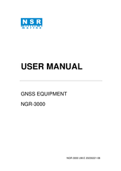NSR Marine NGR-3000 User Manual