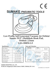 Sumake LSG-50HM-2.5 Manual