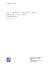 GE MAC 5 A5 Operator's Manual