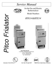 Pitco RTE14 Service Manual