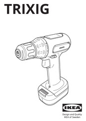 Ikea TRIXIG Original Instructions Manual