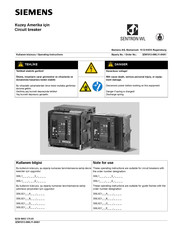 Siemens 3ZW1012-0WL11-0HA1 Operating Instructions Manual