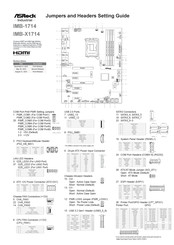 ASRock Industrial IMB-1714 Settings Manual